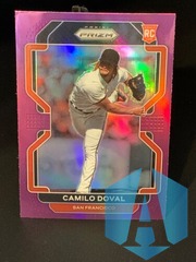 2022 Panini Prizm #58 Camilo Doval Purple Prizm Rookie